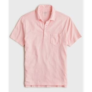 Pink J CREW Garment Dyed Polo Shirt - Men's large